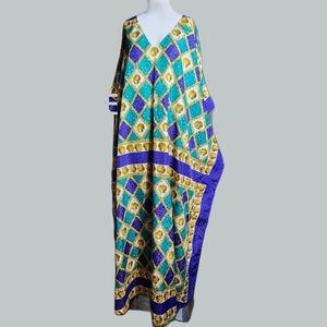 ROAMAN'S Vintage Beach Theme Caftan